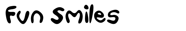 Fun Smiles font preview